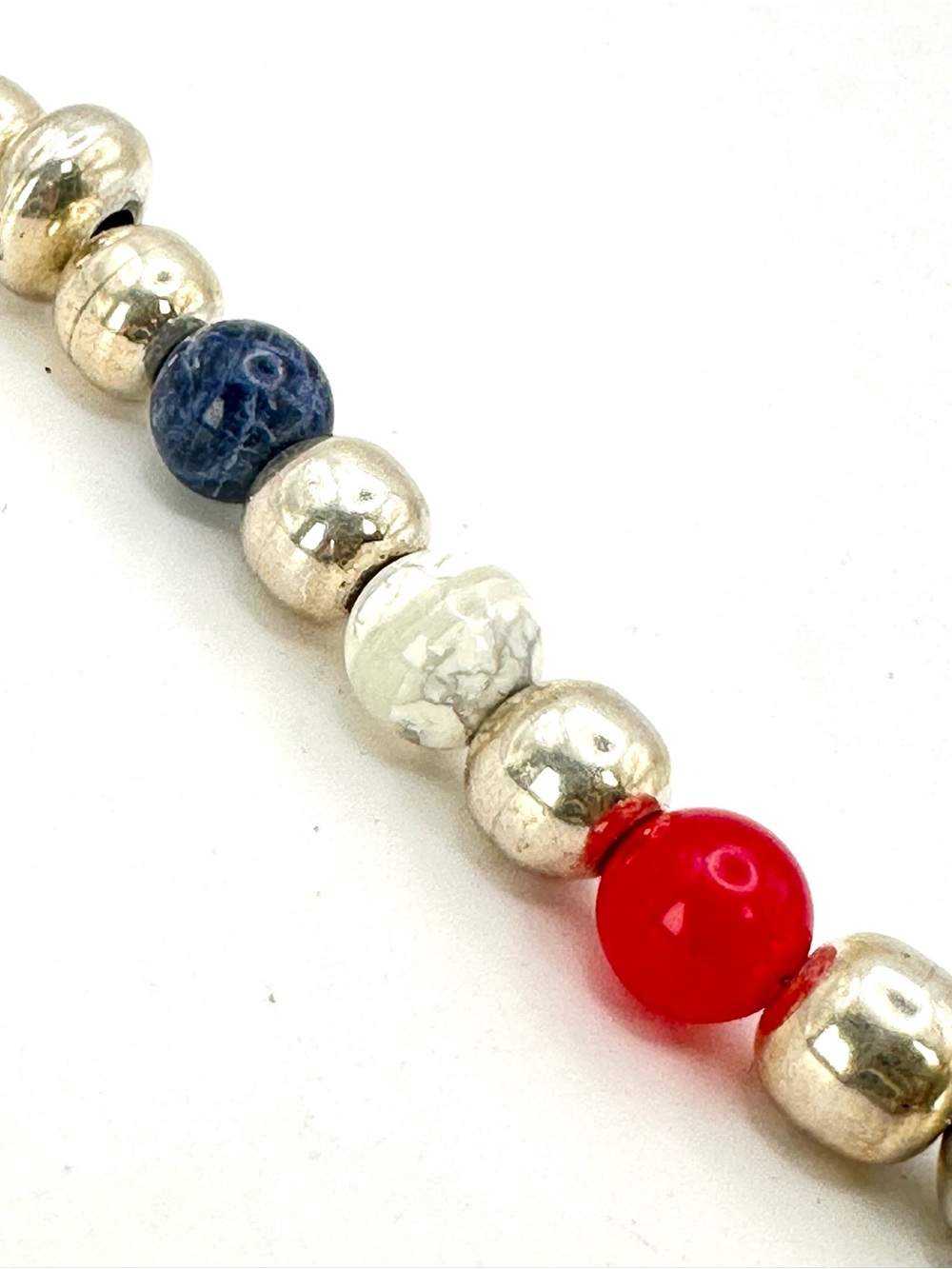 Silpada Retired VINTAGE B0734 Sterling Silver , Stone , Heart Charm Bracelet - Picture 2 of 8